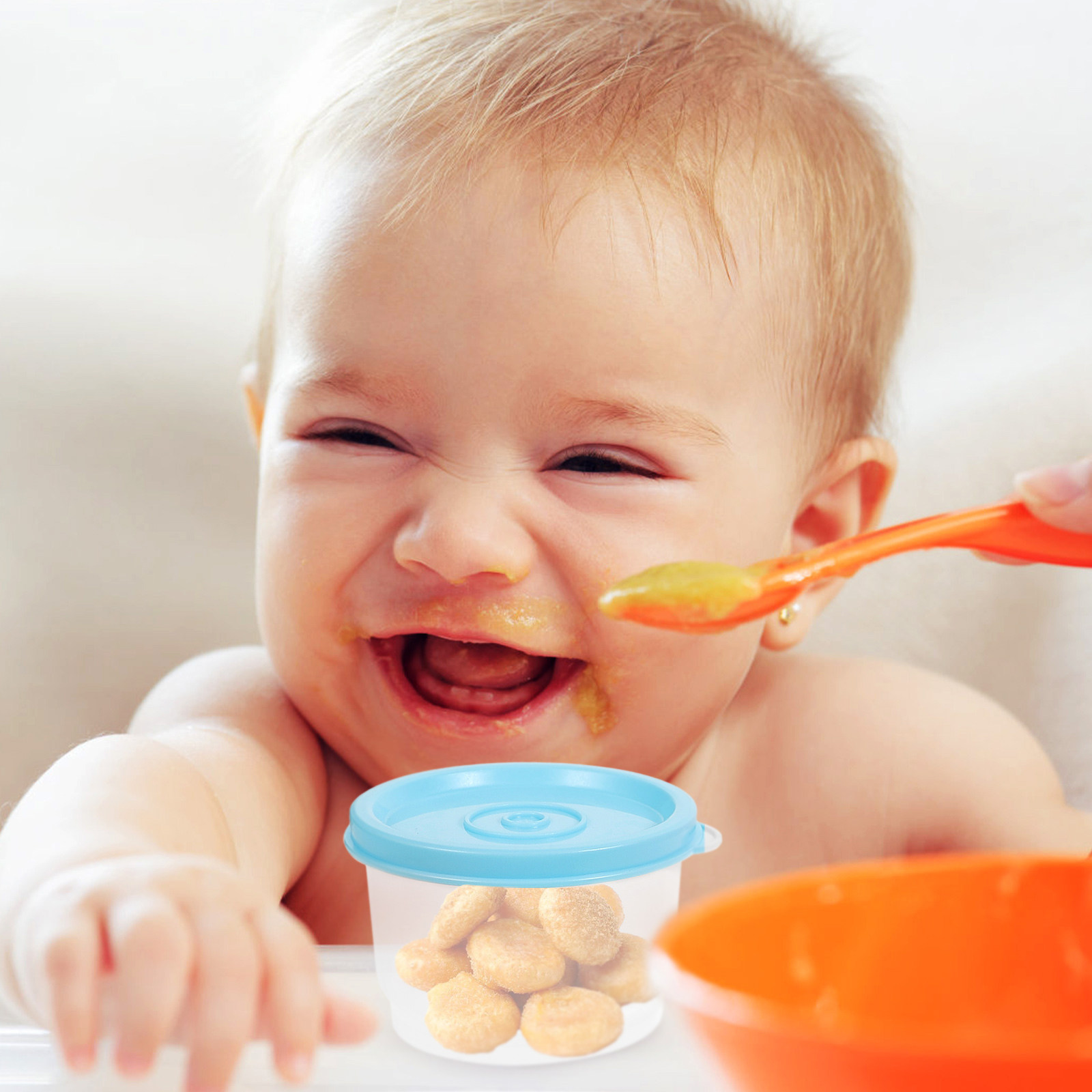 Food Storage Non Toxic - 12 Pcs Baby Food Storage Containers