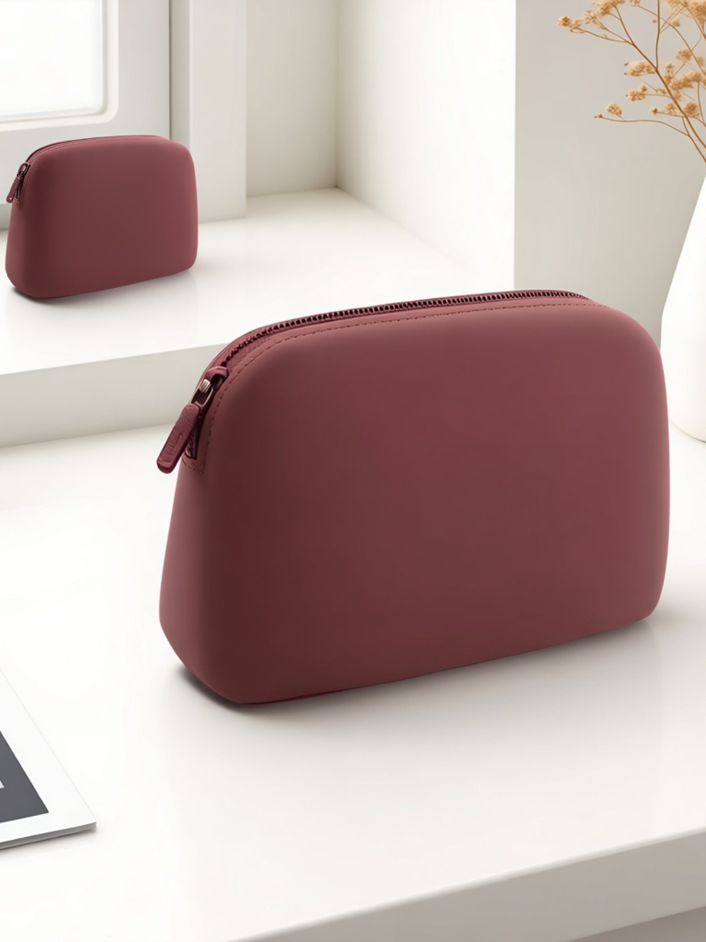 Food Storage Non Toxic - Waterproof Silicone Makeup Bag Food Grade