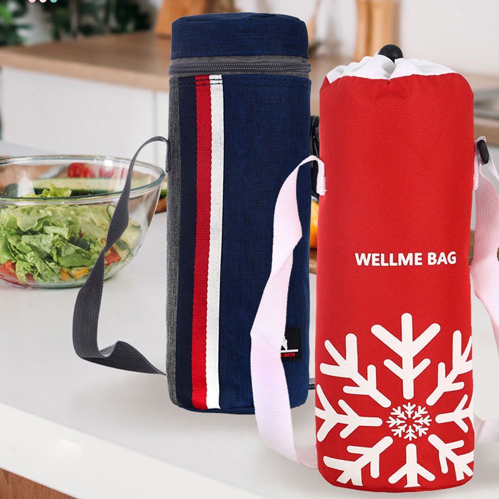 Food Storage Hiking - 1.5L Insulated Thermal Bottle Cooler Bags