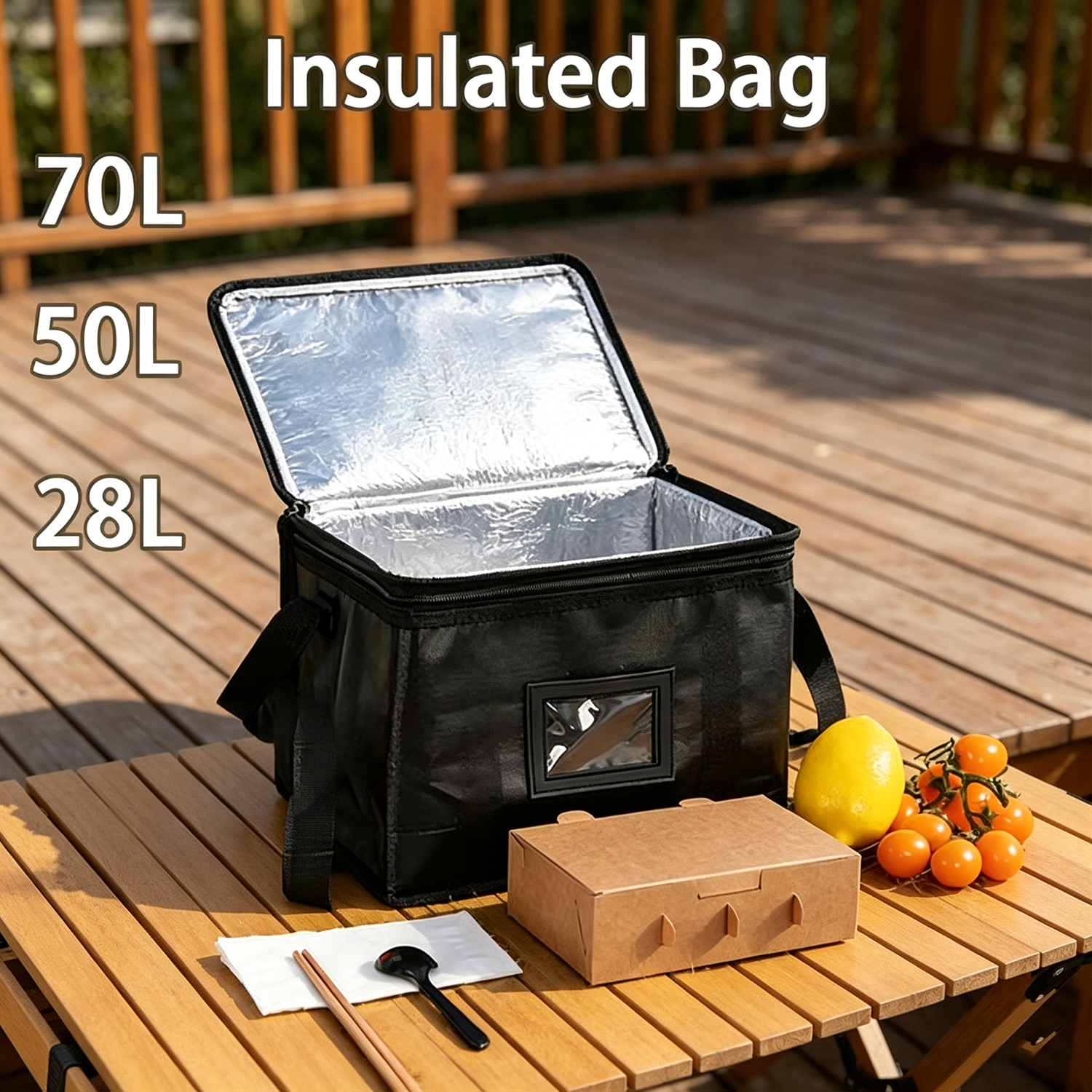 Food Storage Hiking - Insulated Thermal Cooler Bag To Keep