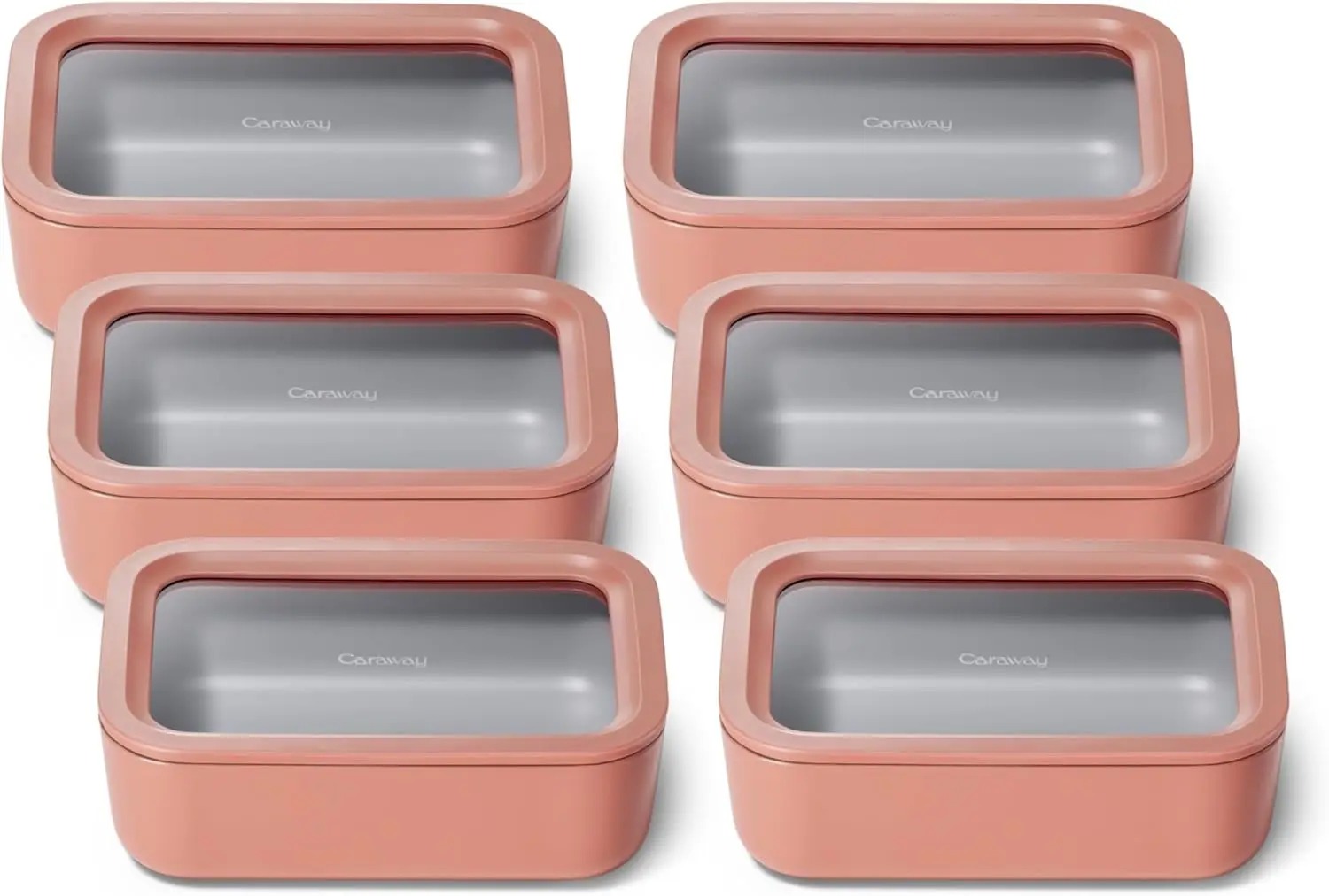 Food Storage Non Toxic - Six Piece Glass Food Storage Containers