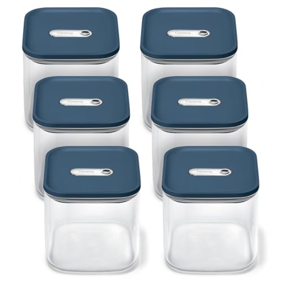 Food Storage Non Toxic - 2.5qt Glass Airtight Food Storage Containers