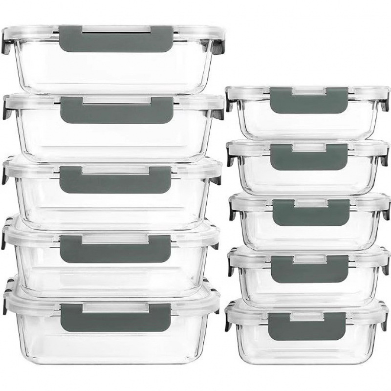 Food Storage Made Easy - Glass Food Storage Container With Lid