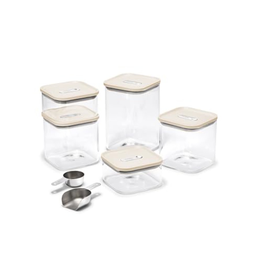 Food Storage Non Toxic - 13-Piece Glass Airtight Food Storage Containers