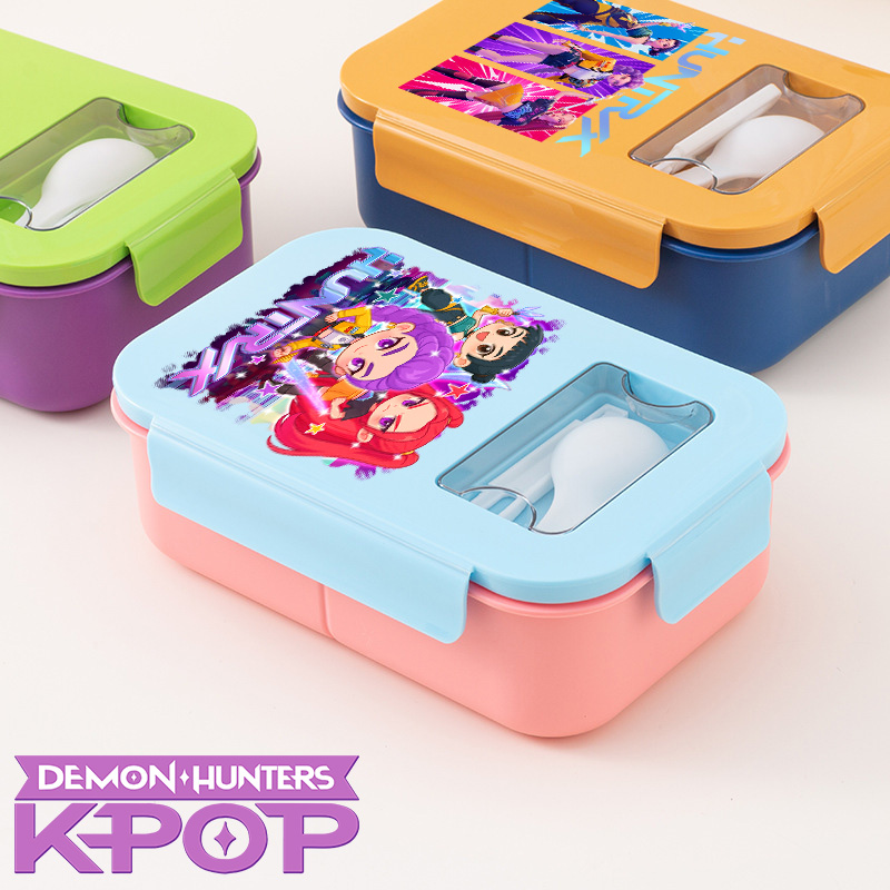 Food Storage Drawer Organizer - KPOP Demon Hunters Lunch Box Anime