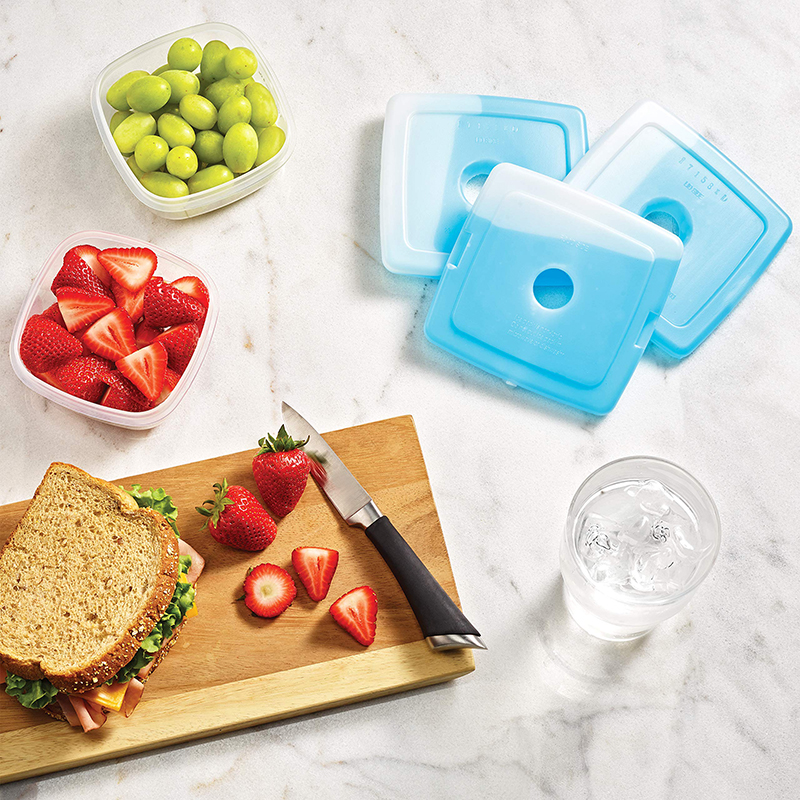 2/4/8PCS Reusable Ice Pack for - Food Storage Hiking reseña y precio