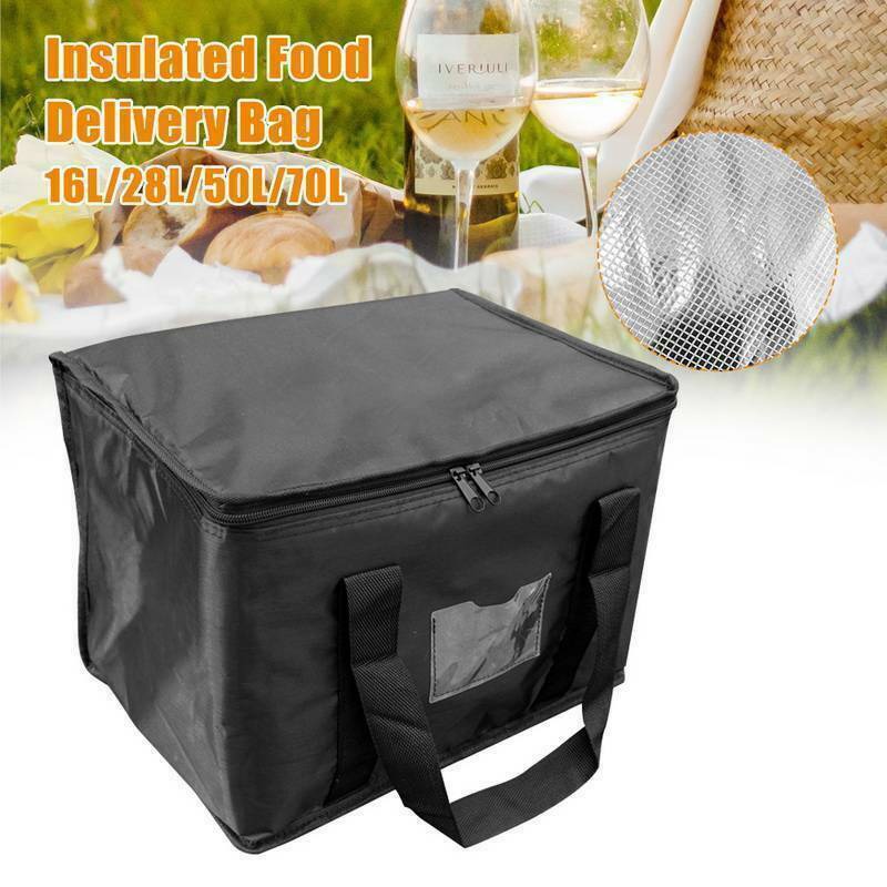 1pc Large Insulated Picnic Bag - Food Storage Hiking reseña y precio