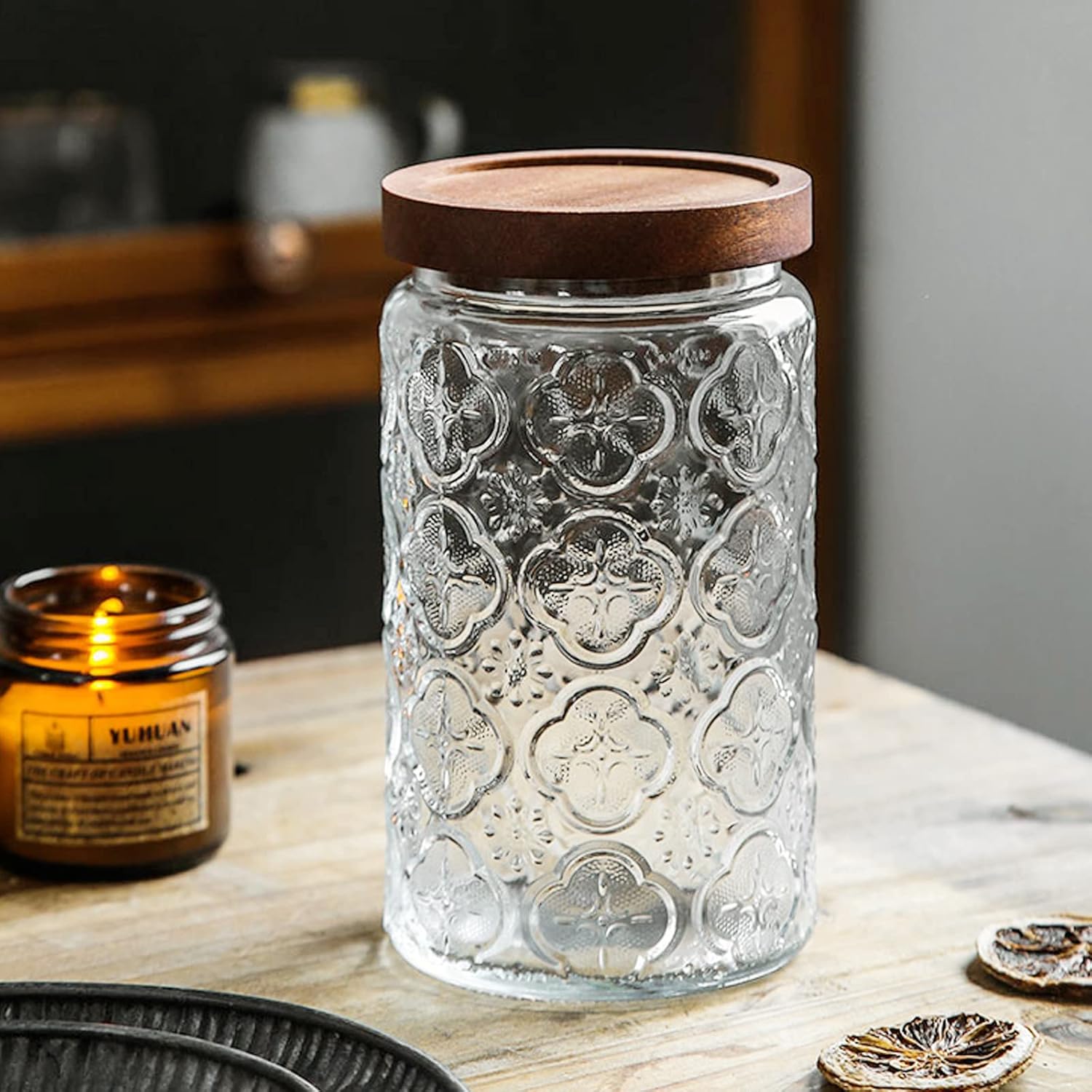 35oz/1000ml Glass Storage Jars - Food Storage Jar Glass reseña y precio