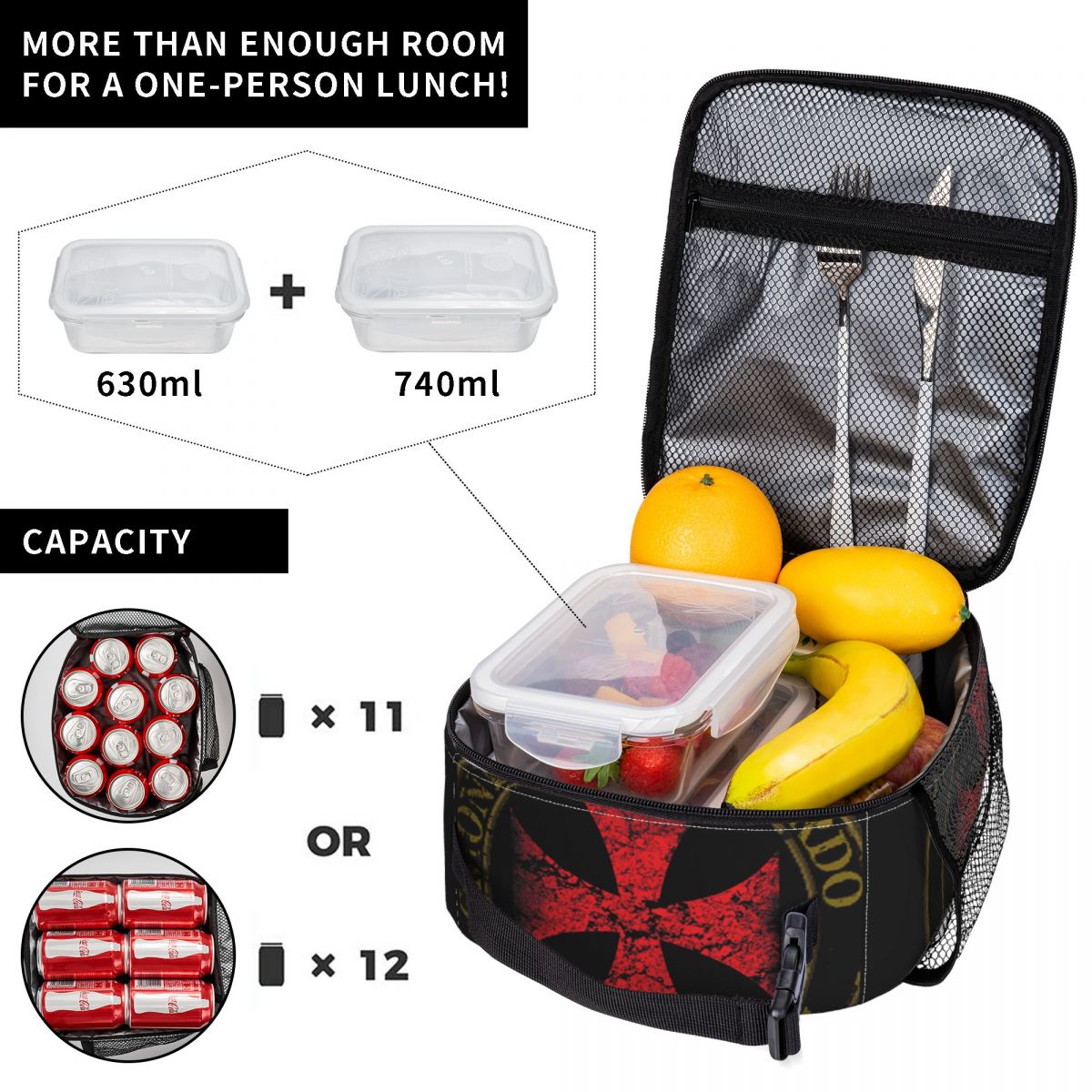 Custom Templar Knight Seal Cro - Food Storage Medieval reseña y precio