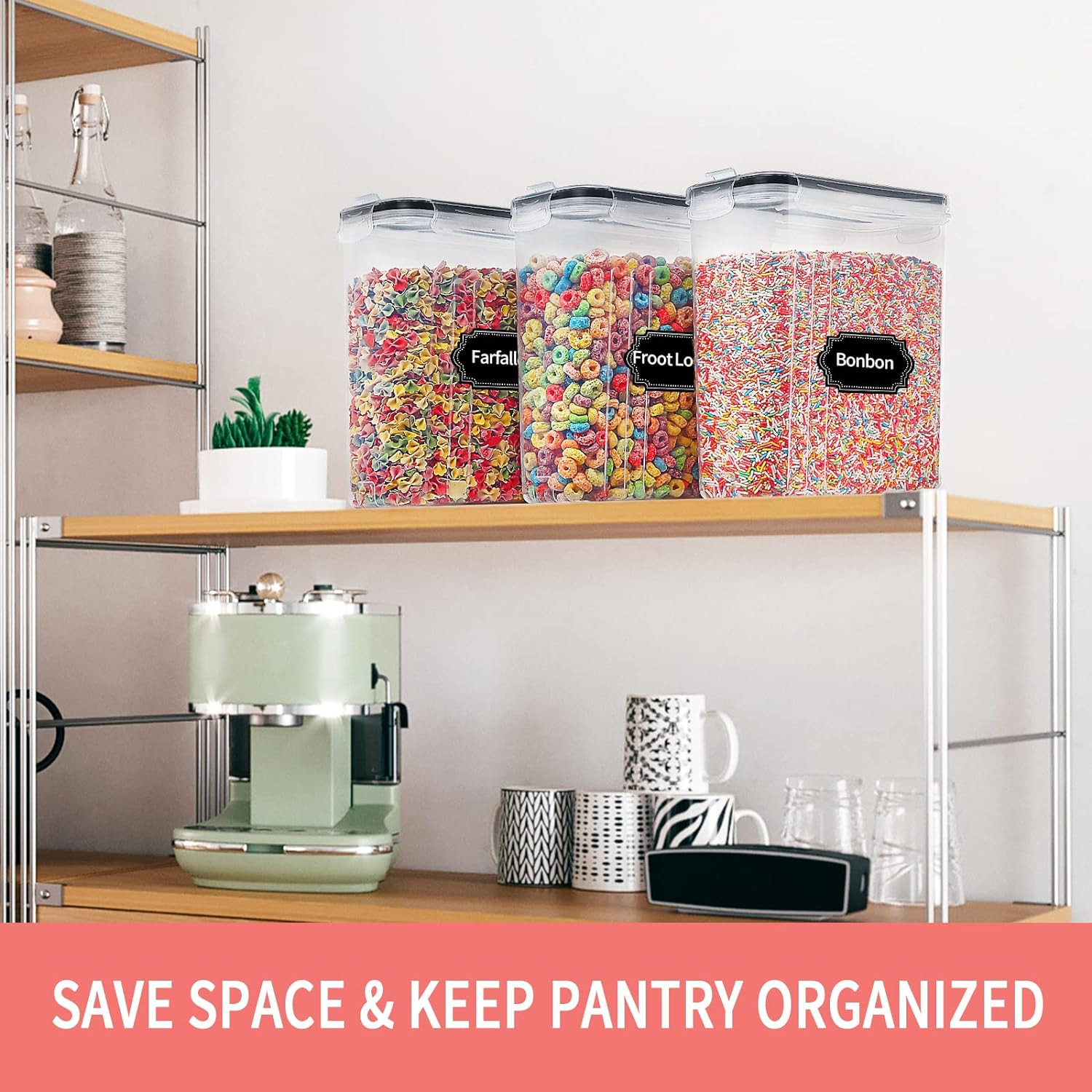 2.5L Cereal Storage Containers - Food Storage Made Easy reseña y precio