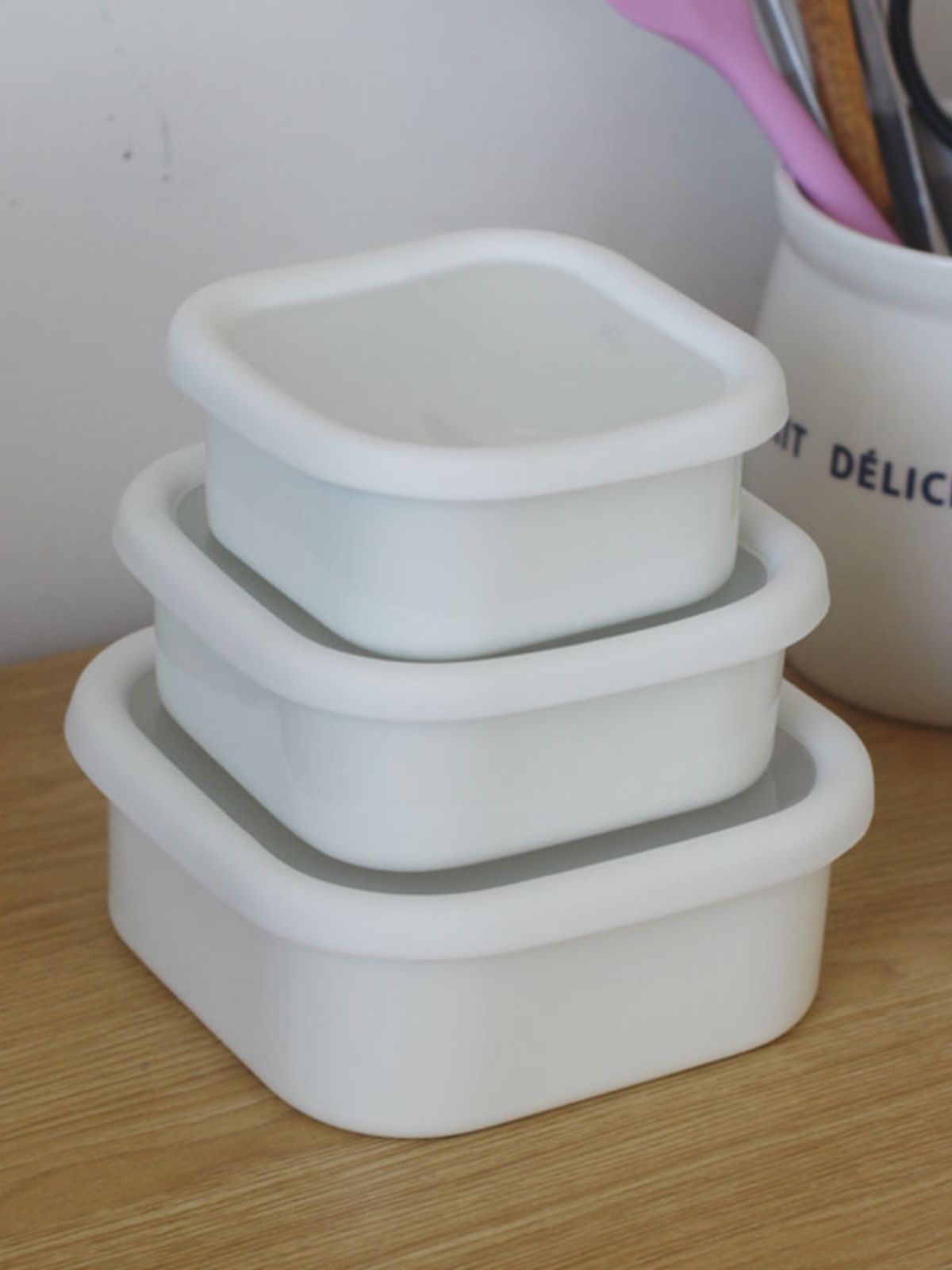 Thickened Enamel Square Food S - Food Storage Non Toxic reseña y precio