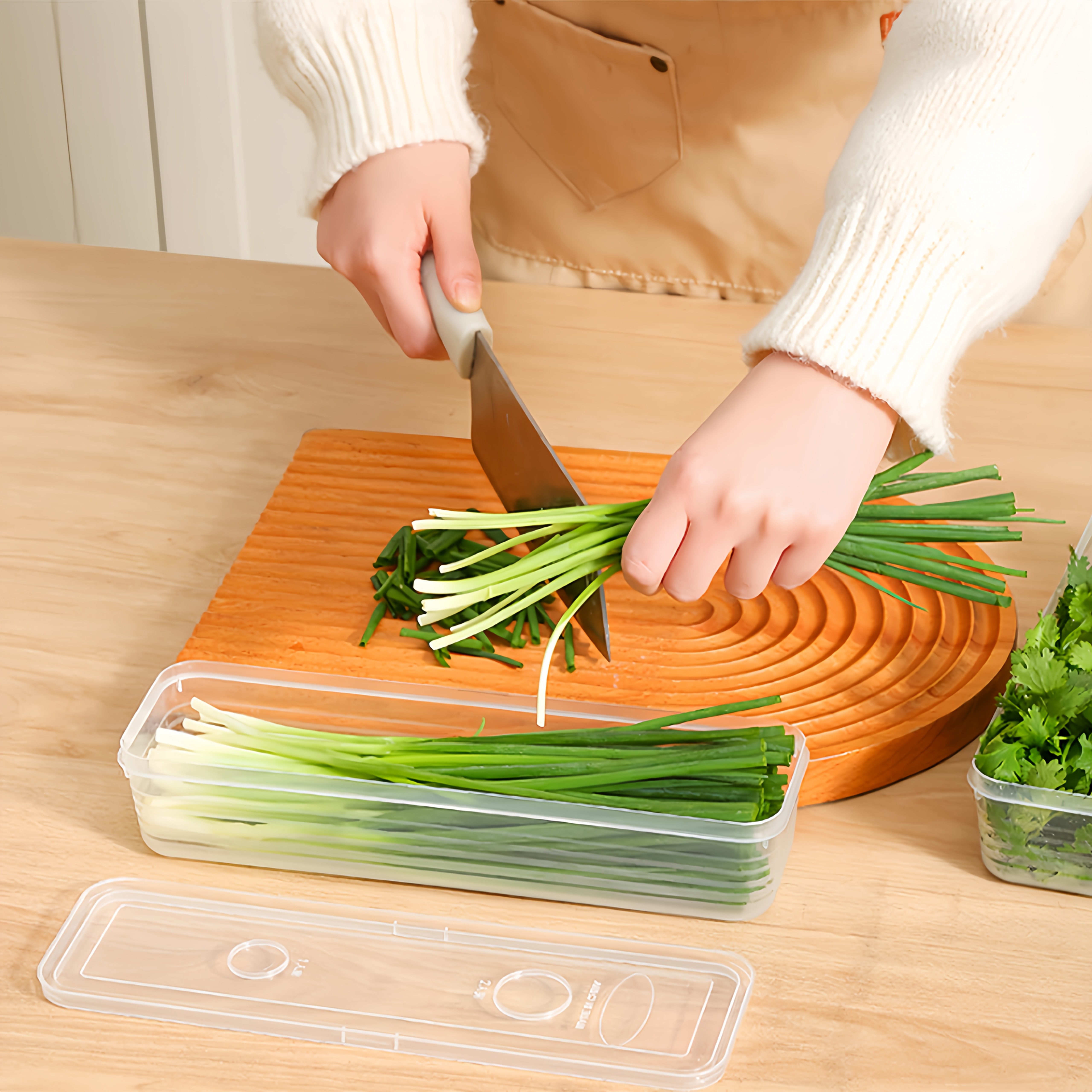 2/4/6pcs Food Vegetable Storag - Food Storage With Dividers reseña y precio