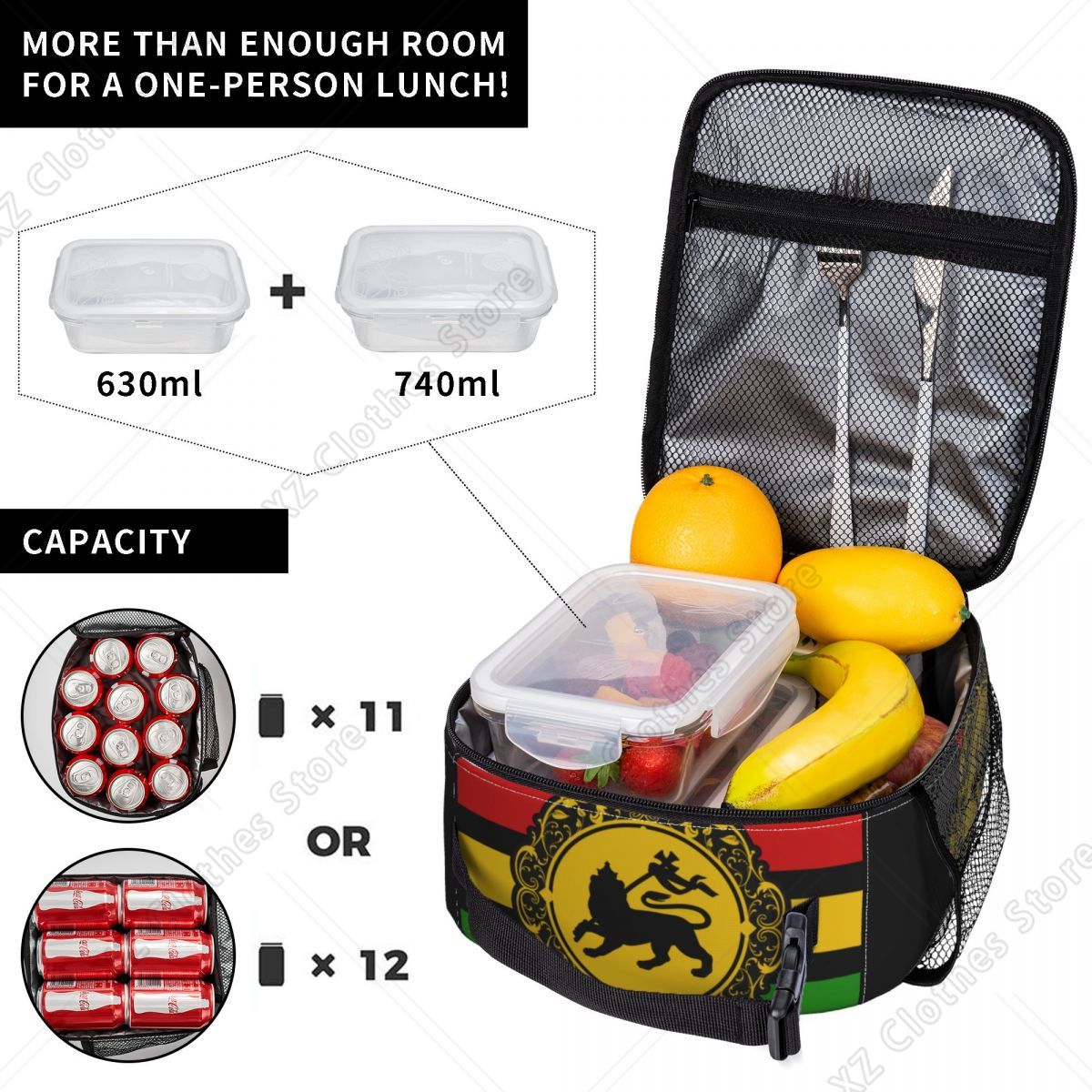 Rasta Lion Reggae Music Roots  - Food Storage In Roots reseña y precio