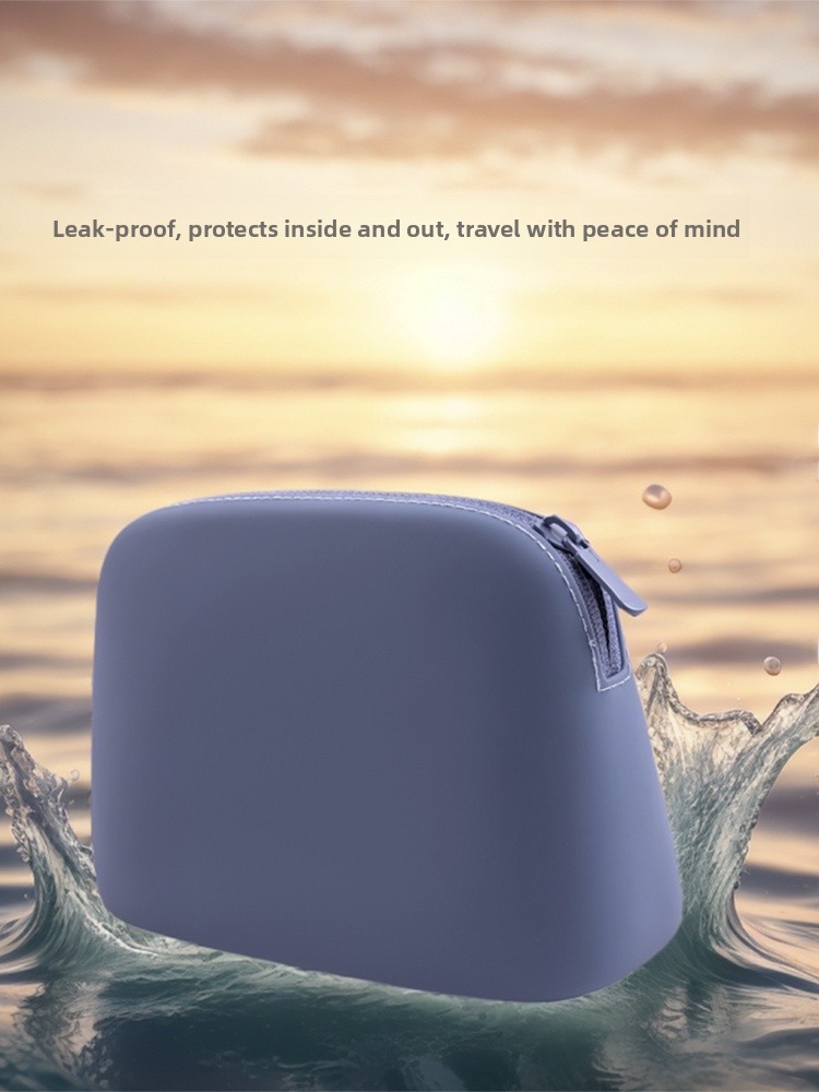 Waterproof Silicone Makeup Bag - Food Storage Non Toxic reseña y precio