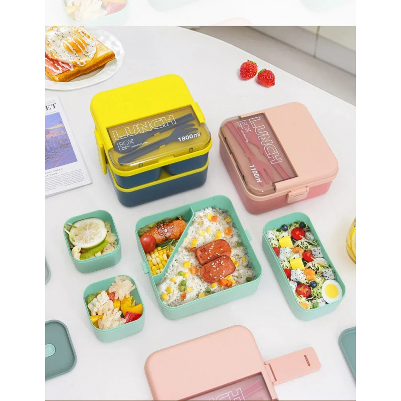 Portable Double Layer Lunch Bo - Food Storage Made Easy reseña y precio