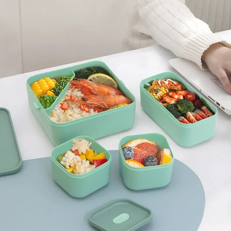 Portable Double Layer Lunch Bo - Food Storage Made Easy reseña y precio