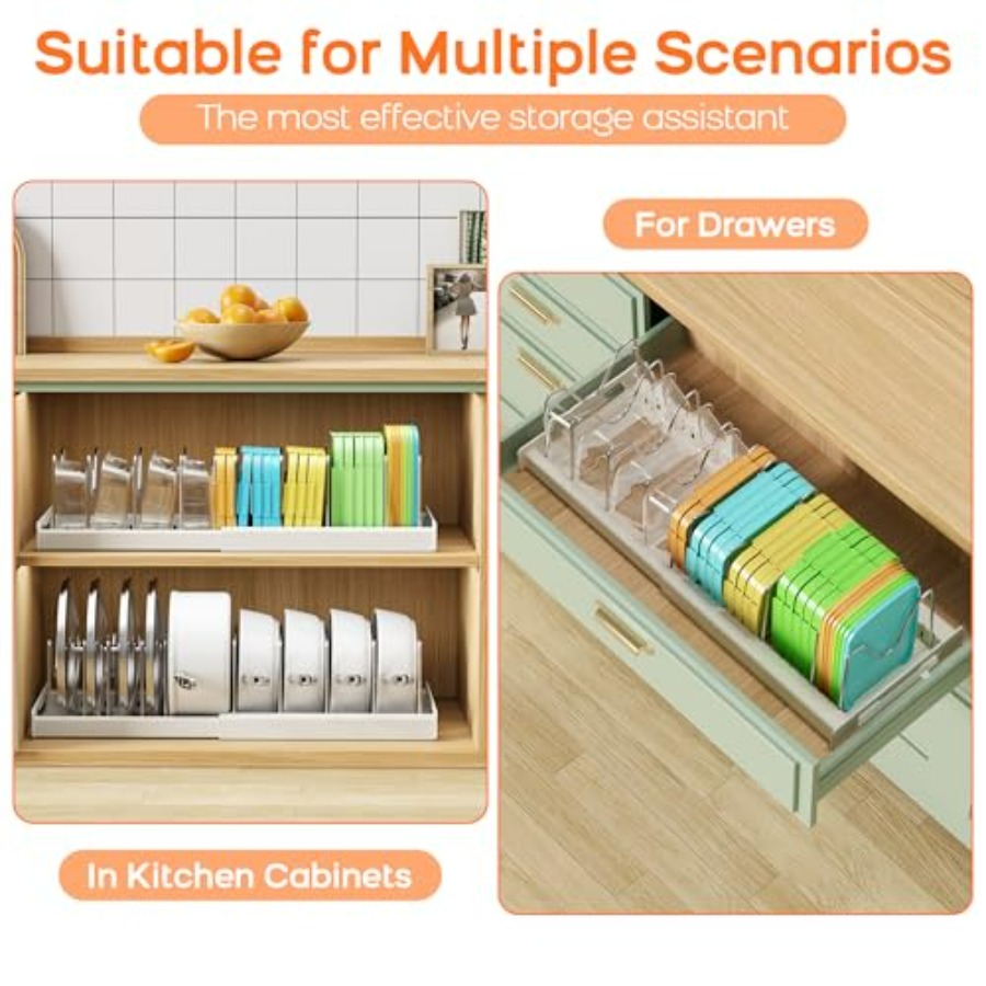 Pots and Pans Organizer for Un - Food Storage And Organizer reseña y precio