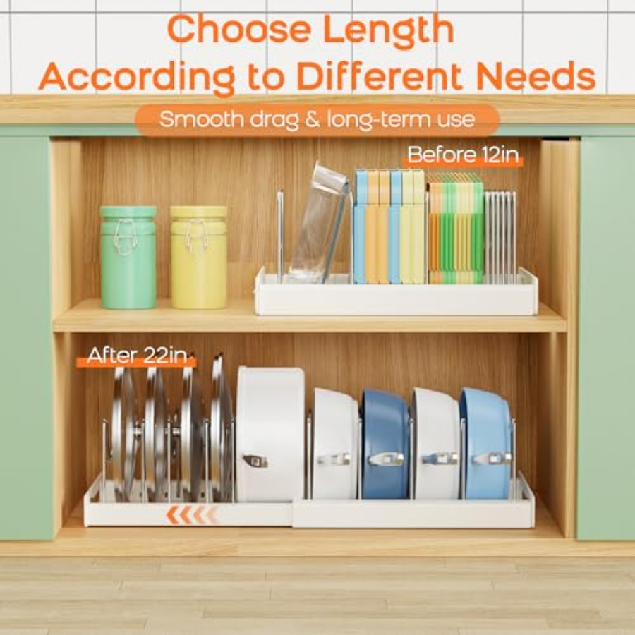 Pots and Pans Organizer for Un - Food Storage And Organizer reseña y precio