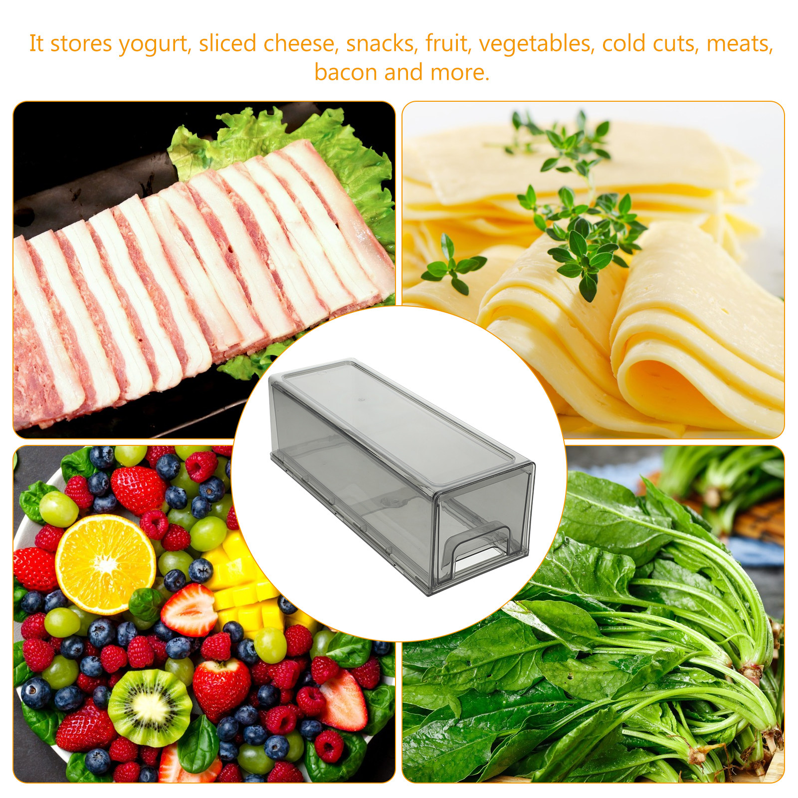 Stackable Refrigerator Organiz - Food Storage Without Pantry reseña y precio