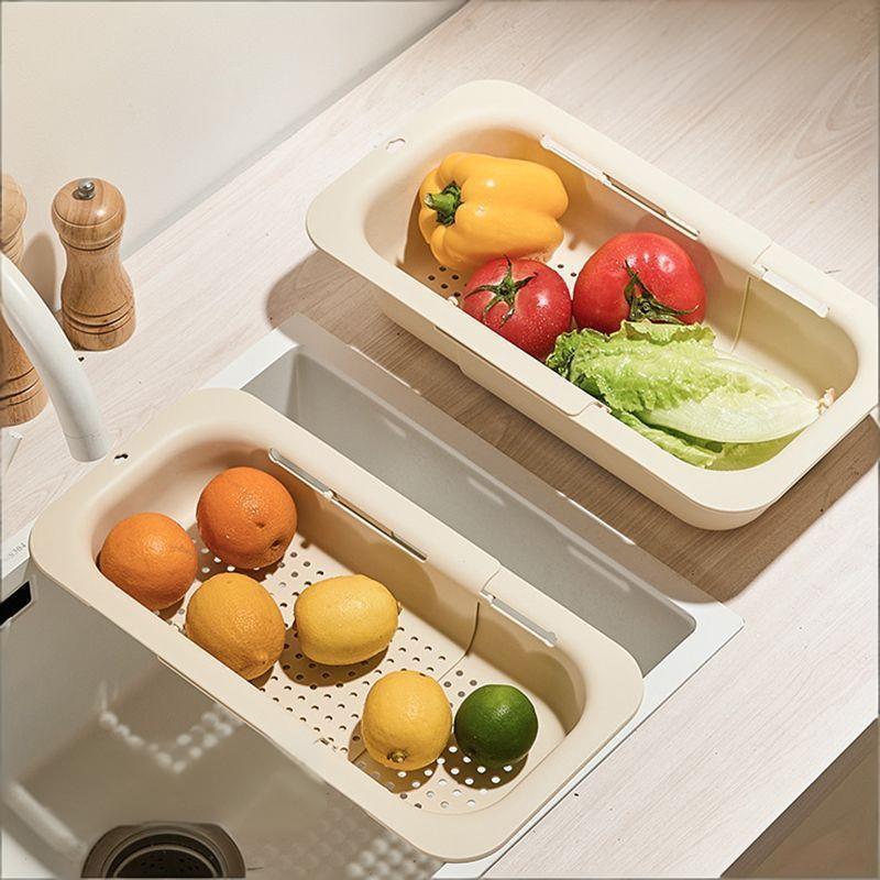 【HMA】Telescopic Drain Basket,  - Food Storage Non Toxic reseña y precio