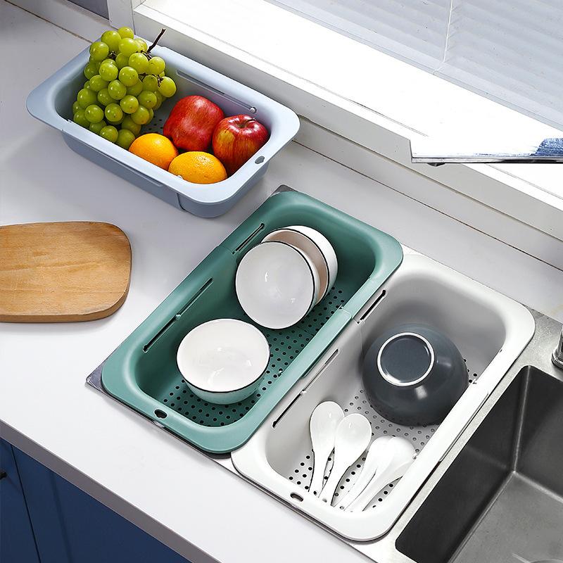 【HMA】Telescopic Drain Basket,  - Food Storage Non Toxic reseña y precio