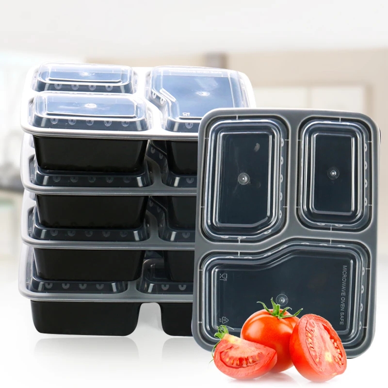 7 Pack 3 Compartment Meal Prep - Food Storage Made Easy reseña y precio