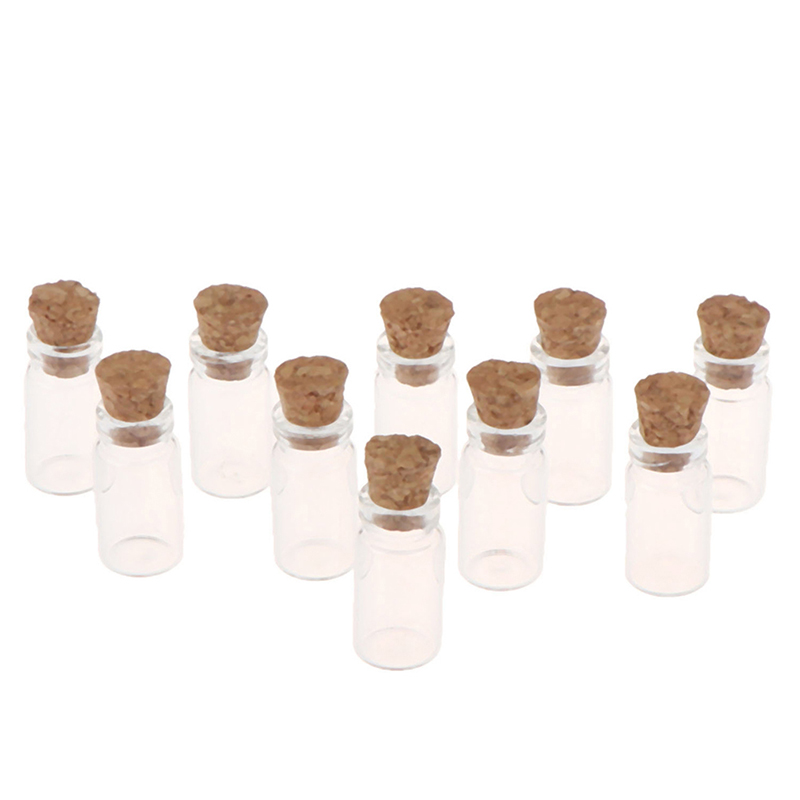 10Pcs 1:12 Dollhouse Miniature - Food Storage Jar Glass reseña y precio