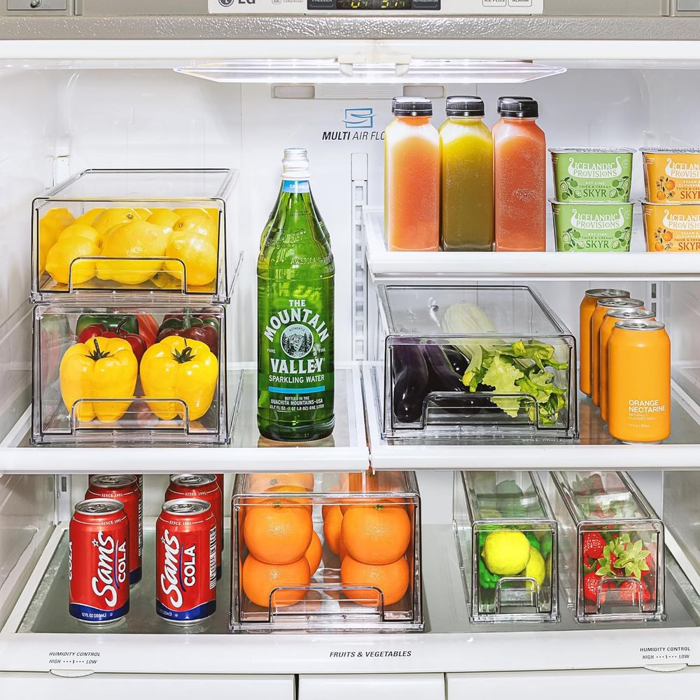 Stackable Acrylic Storage Bins - Food Storage Without Pantry reseña y precio