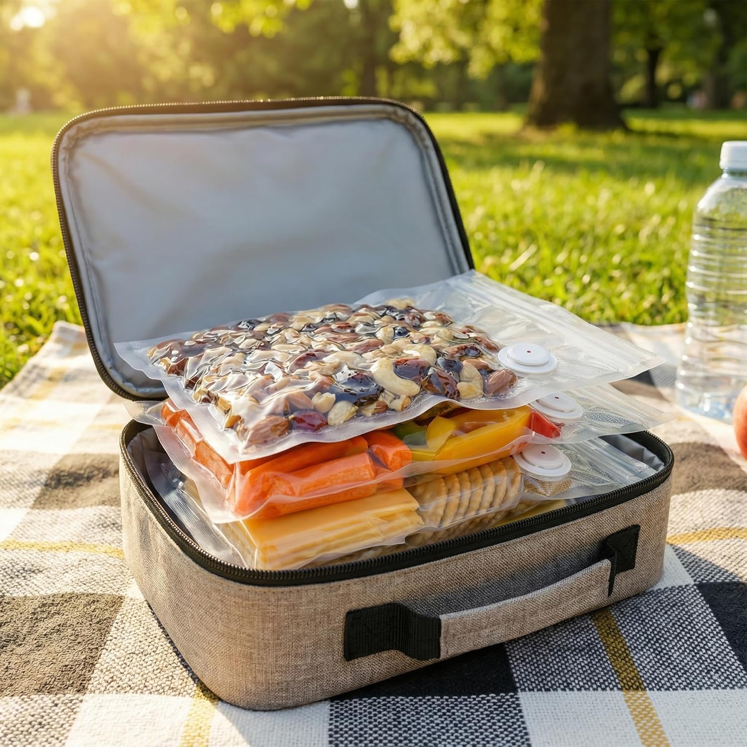 Reusable Vacuum Sealer Bags, 2 - Food Storage Microwave Safe reseña y precio