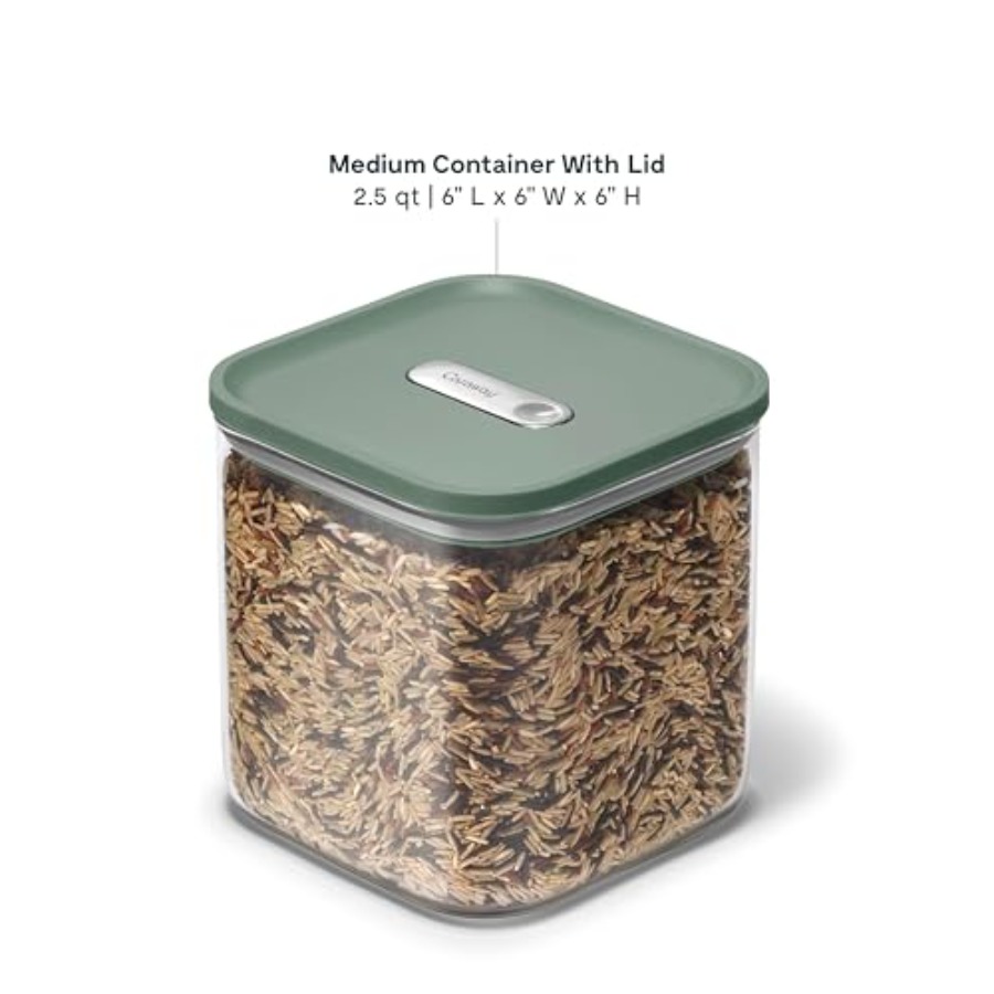 2.5qt Glass Airtight Food Stor - Food Storage Non Toxic reseña y precio