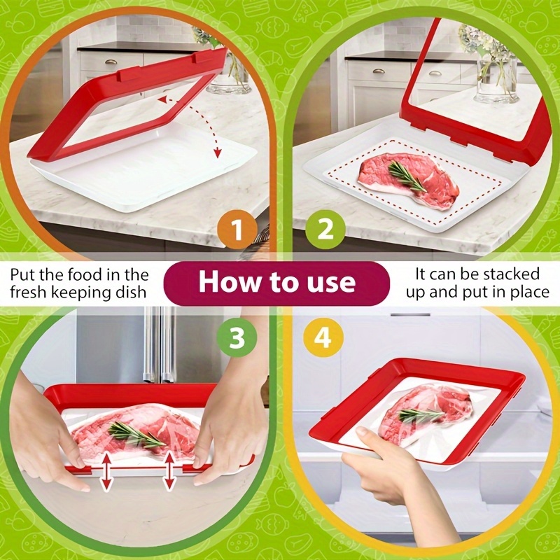 Food Preservation Tray Reusabl - Food Storage Food Safety reseña y precio