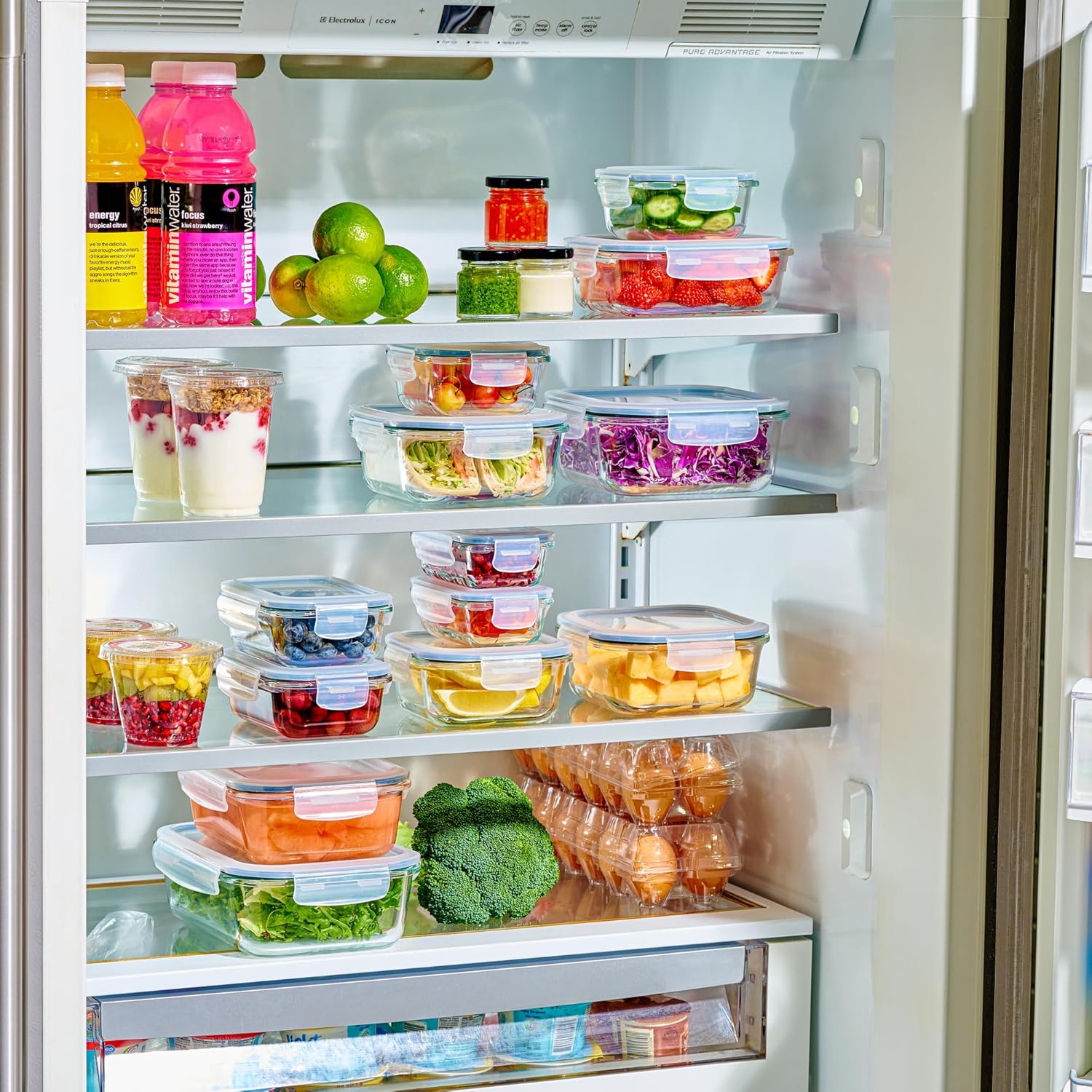 40pc Glass Food Storage Contai - Food Storage Microwave Safe reseña y precio