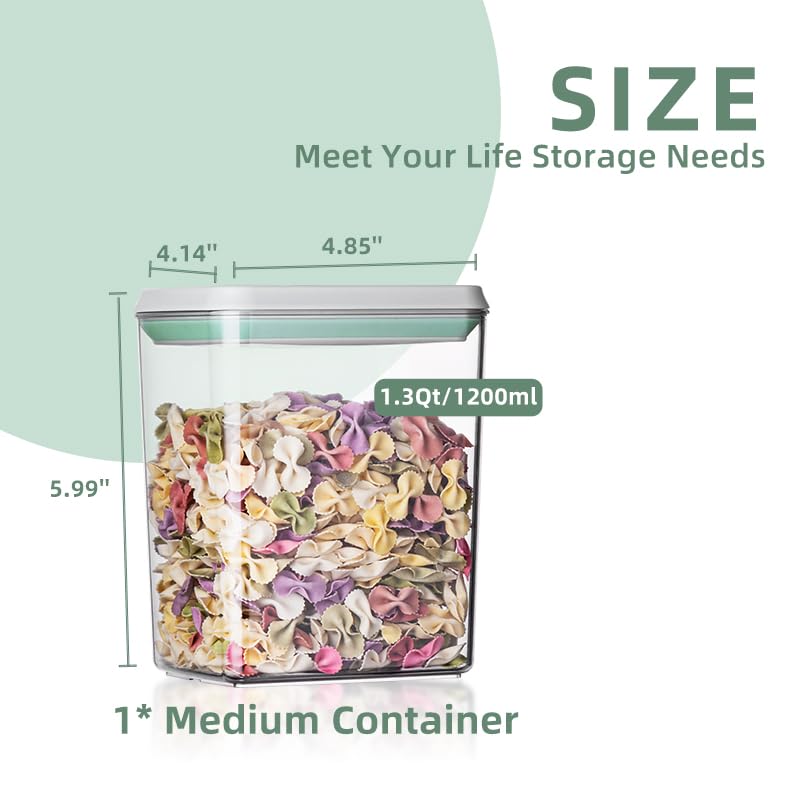 Ankou 3Pcs 1.2L Pop Airtight F - Food Storage And Container reseña y precio