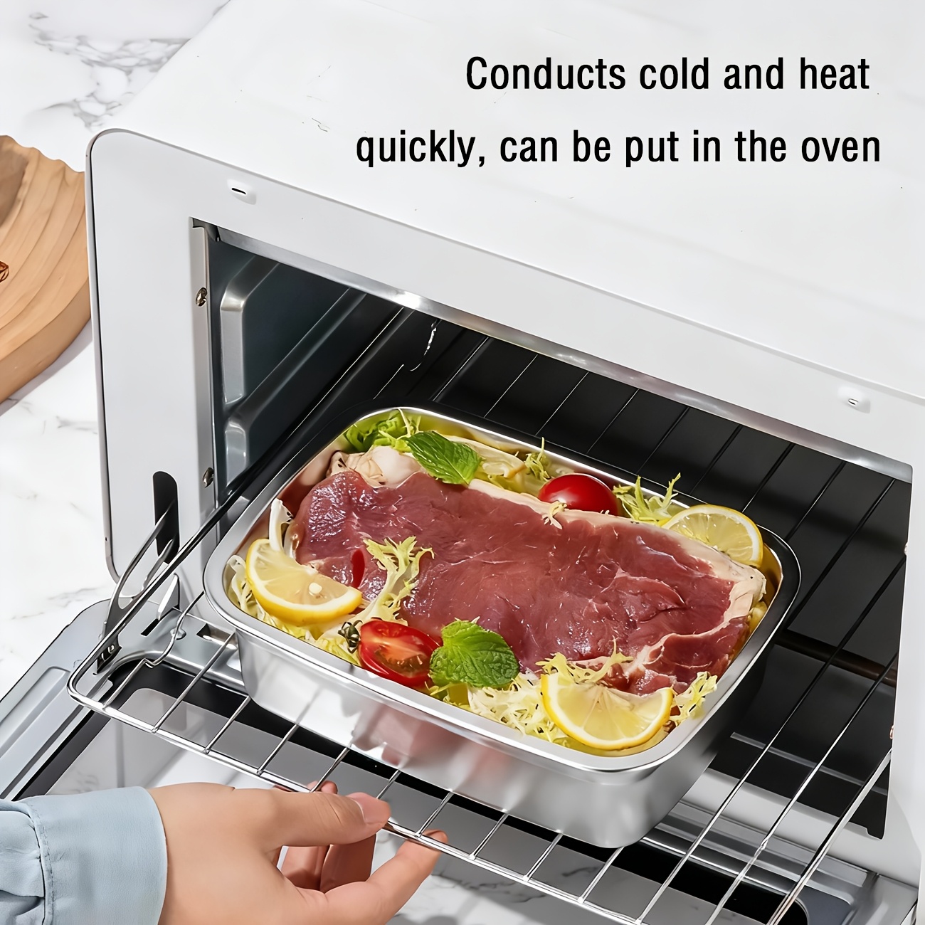 10-Piece Stainless Steel Food  - Food Storage Microwave Safe reseña y precio