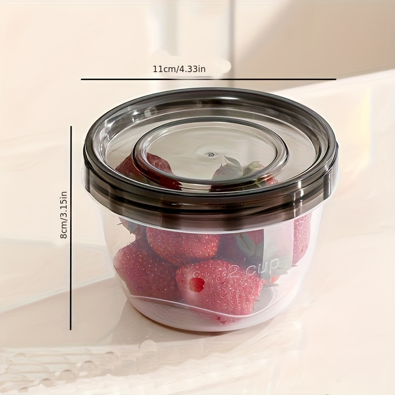 2 Transparent Sealed Food Stor - Food Storage Drawer Organizer reseña y precio