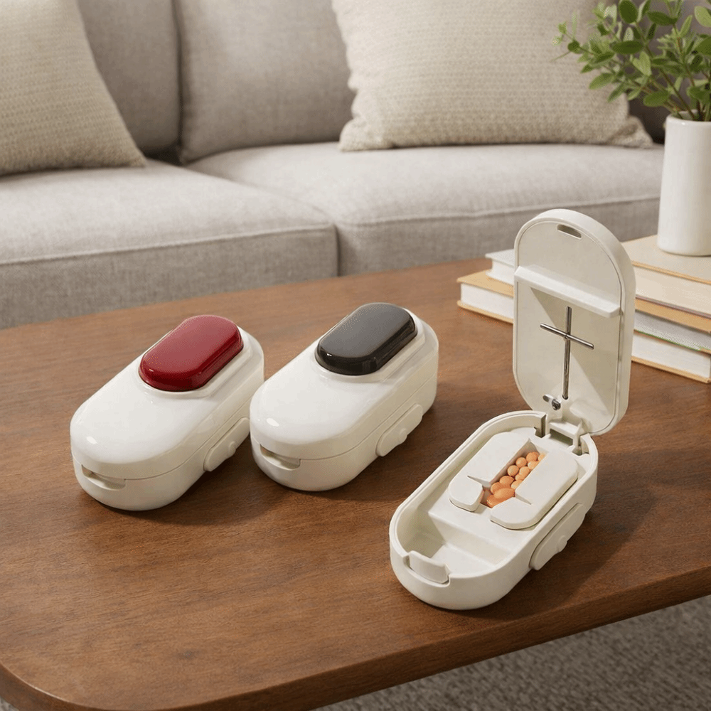 2-in-1 Dopamine Pill Cutter An - Food Storage Food Safety reseña y precio