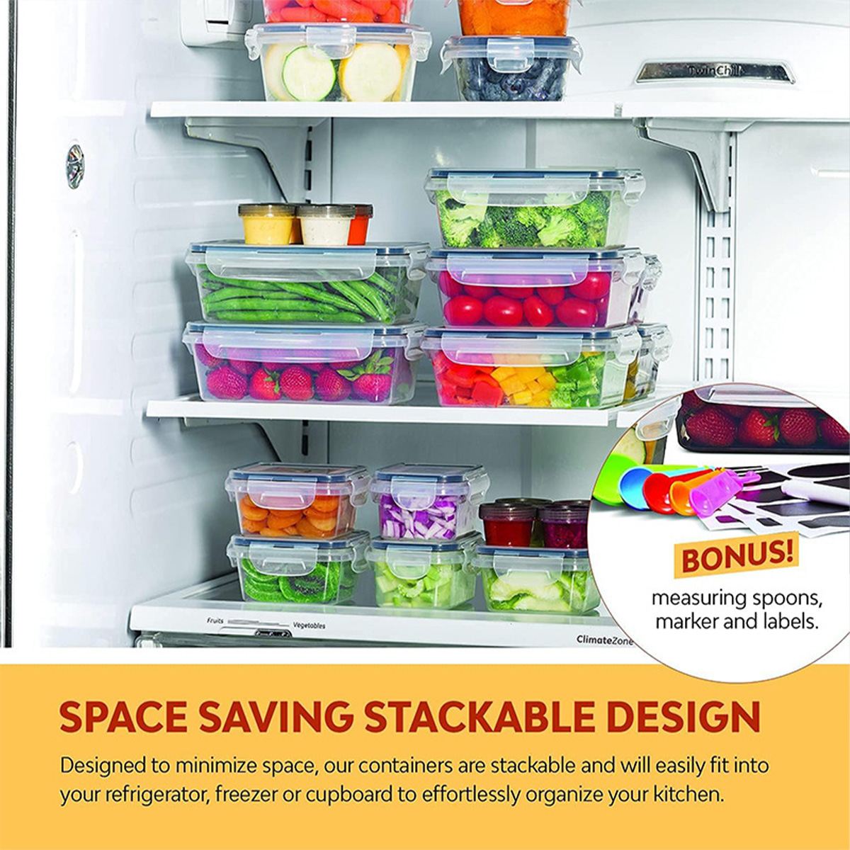 24Pcs/set Food Storage Box Set - Food Storage Drawer Organizer reseña y precio