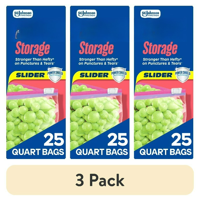 (3 pack)  Brand Slider Quart F - Food Storage Brands reseña y precio