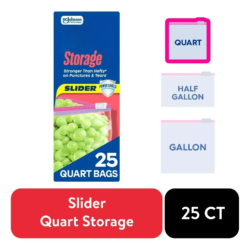(3 pack)  Brand Slider Quart F - Food Storage Brands reseña y precio