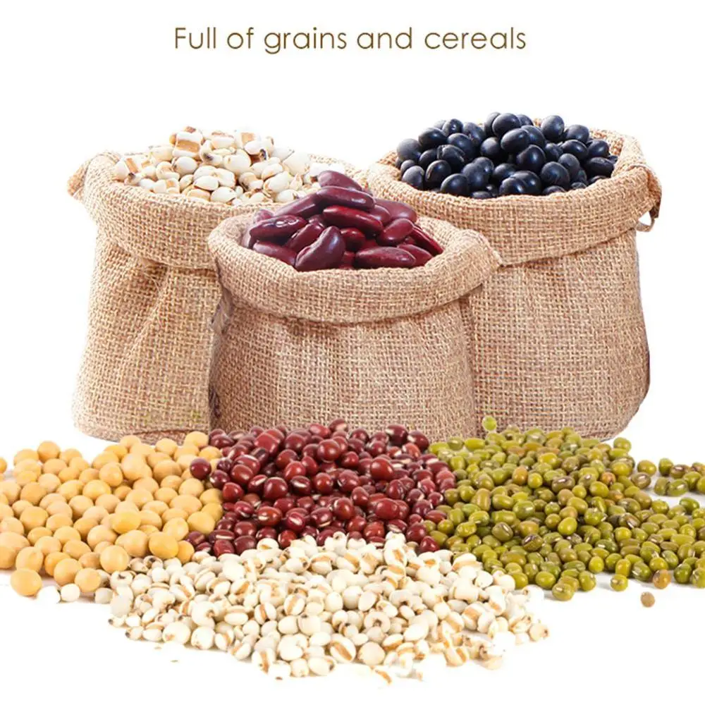 Natural Burlap Sack Jute Potat - Food Storage In Roots reseña y precio