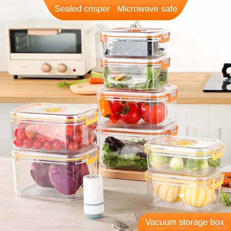 Vacuum Fresh-keeping Box Refri - Food Storage And Organizer reseña y precio
