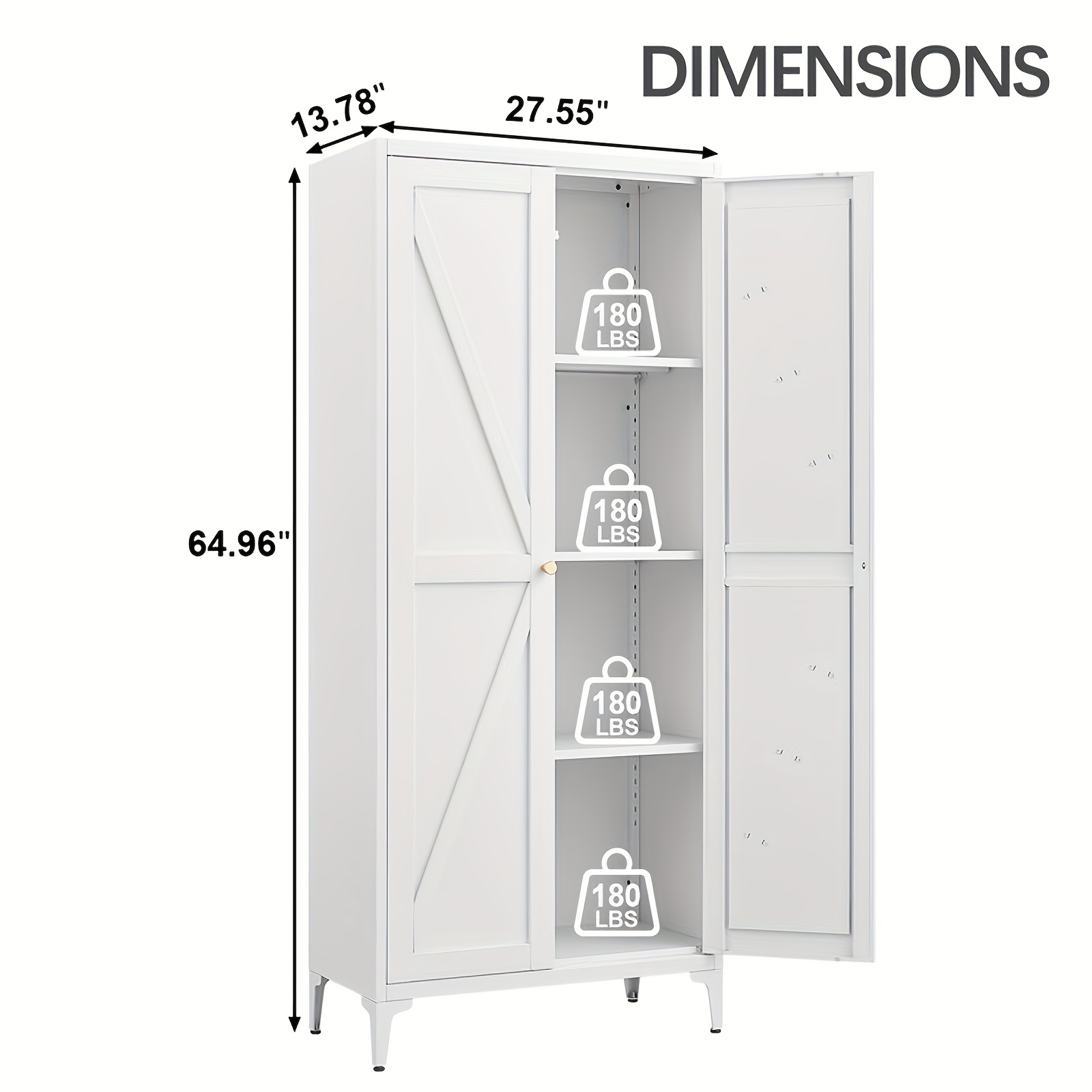 Metal Storage Cabinet, Metal K - Food Storage Without Pantry reseña y precio