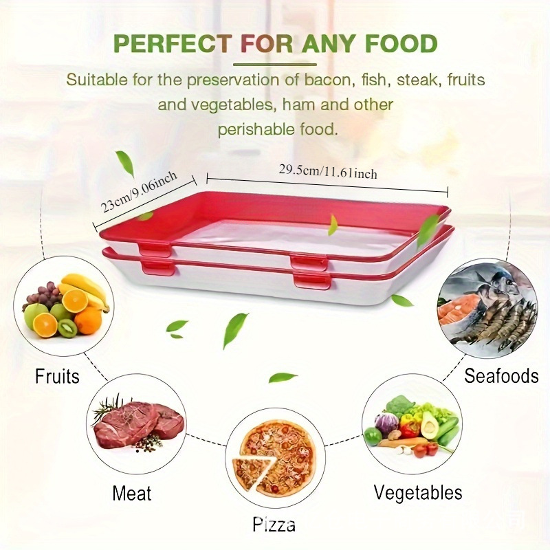 1PC Food Preservation Tray Reu - Food Storage Food Safety reseña y precio
