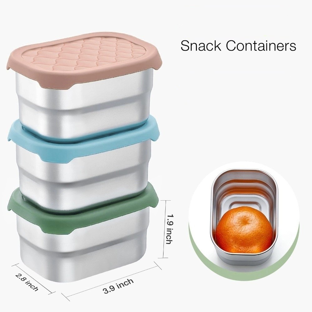 New Stainless Steel Food Conta - Food Storage Made Easy reseña y precio