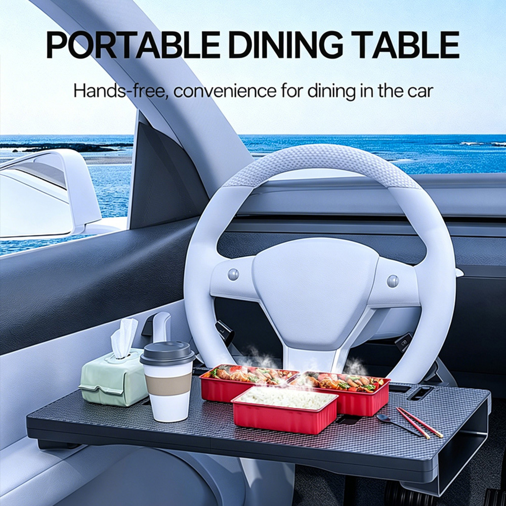 2-in-1 Foldable Car Steering W - Food Storage Time reseña y precio