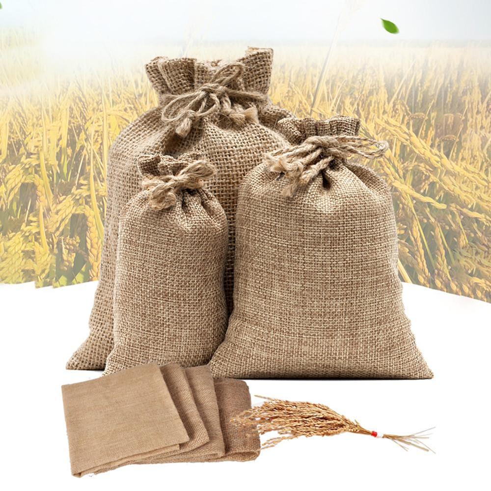 Burlap Potato Sacks Jute Potat - Food Storage In Roots reseña y precio
