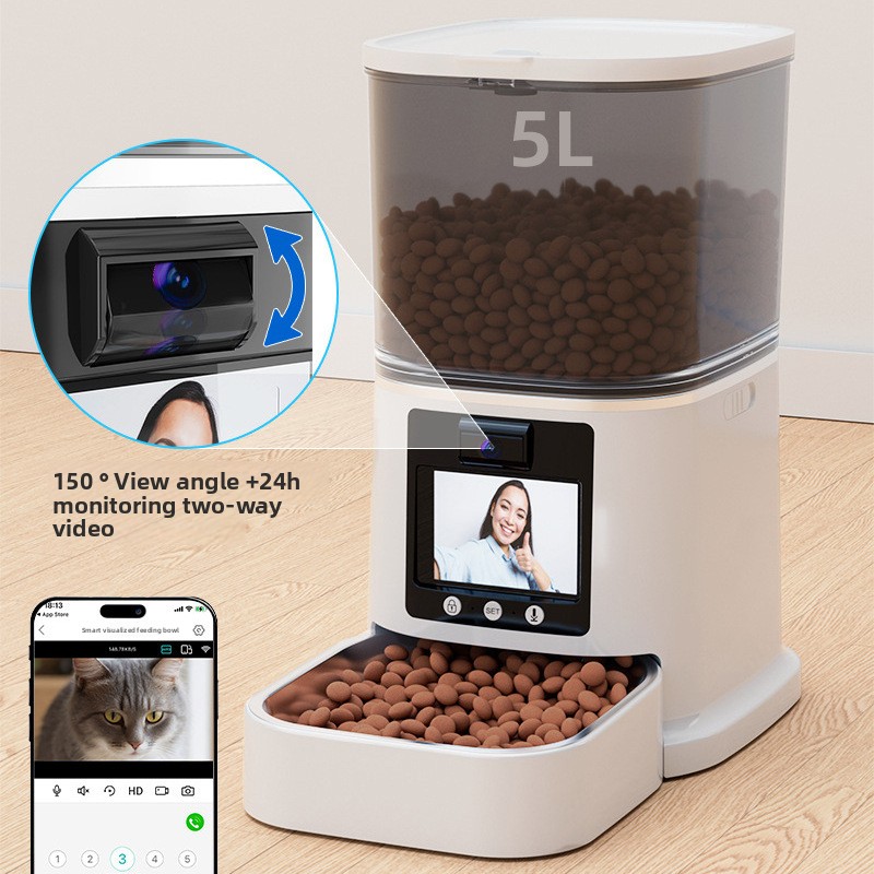 Pet automatic feeder 5L cat an - Food Storage Definition reseña y precio