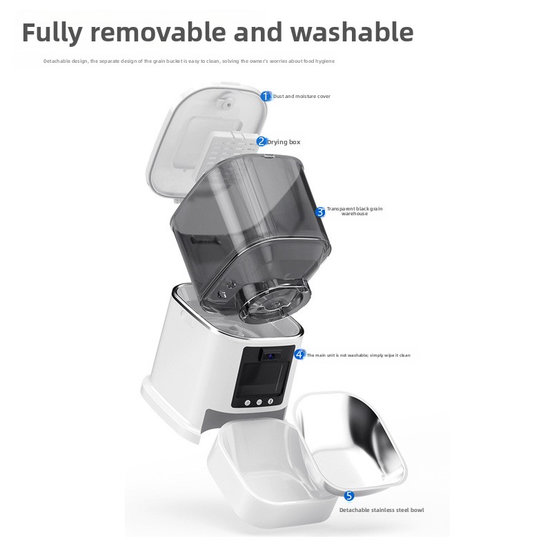 Pet automatic feeder 5L cat an - Food Storage Definition reseña y precio