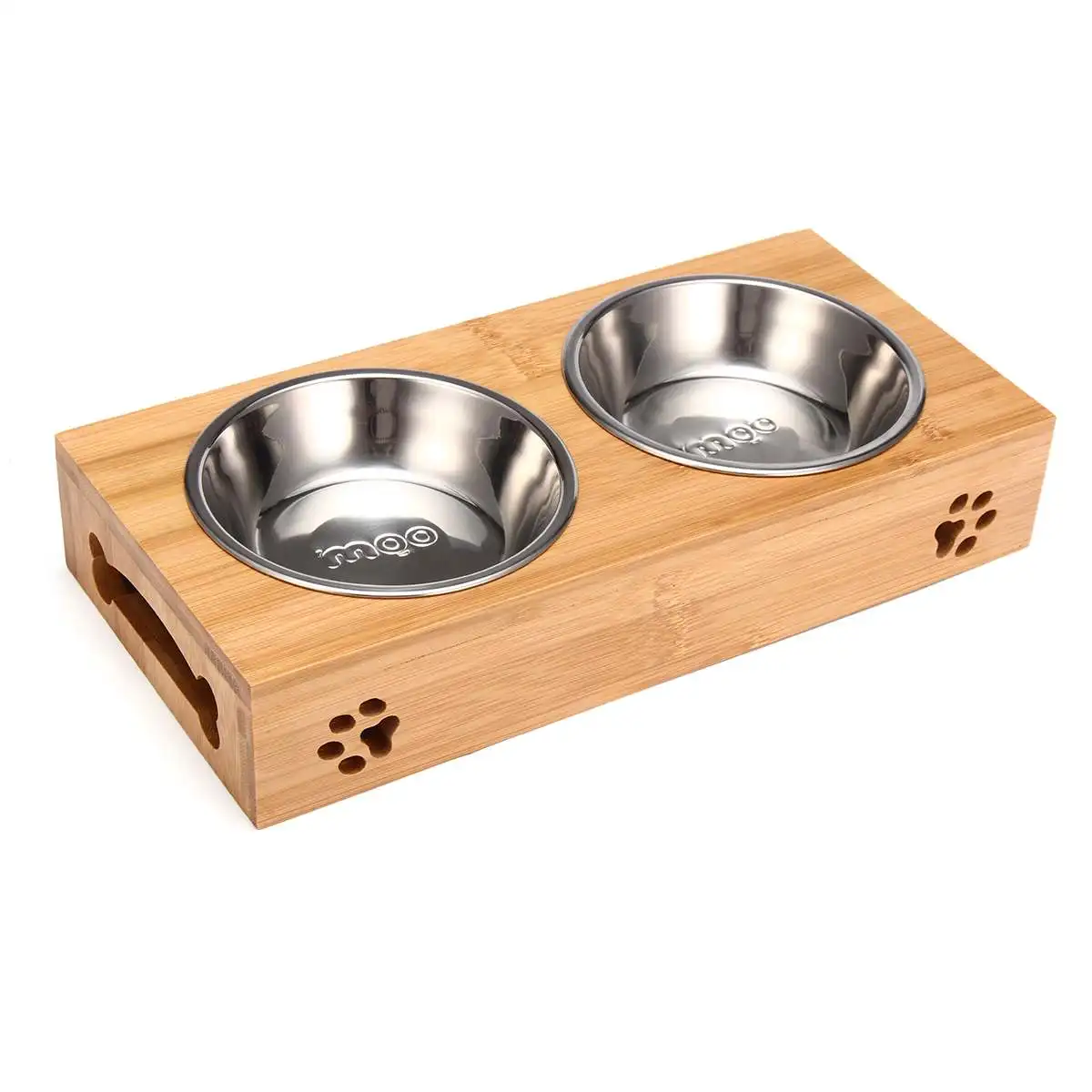 Pet Cat Bowl Bear Bamboo Plate - Food Storage Food Safety reseña y precio
