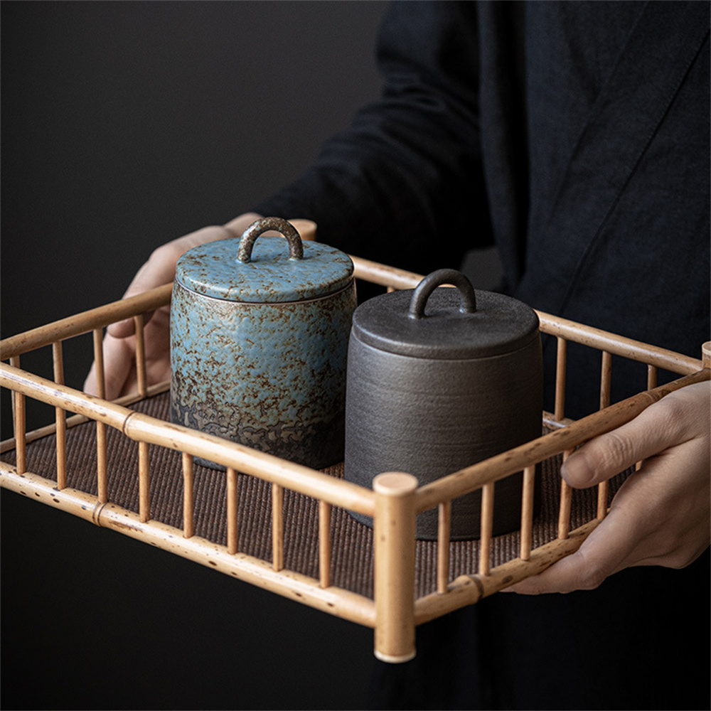 Ceramic Tea Caddy Sealed Jar S - Food Storage Drawer Organizer reseña y precio